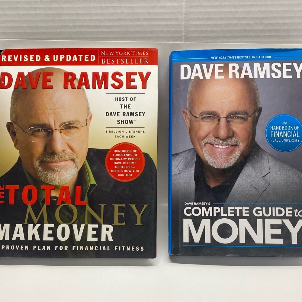 * Dave Ramsey Money Management Book Set signed copy total money makeover